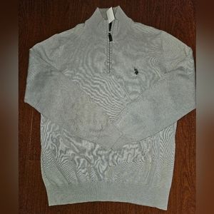 US Polo Assn Quarter Zip Sweater